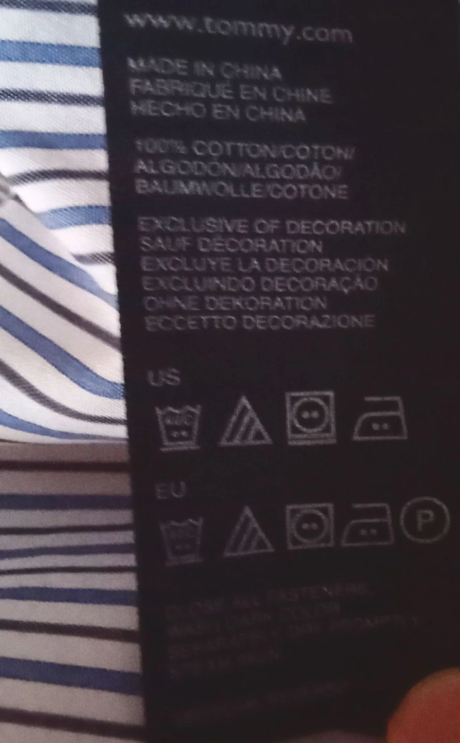 Camisa de homem riscas azuis e brancas tamanho XL nova 100% algodão – photo 20